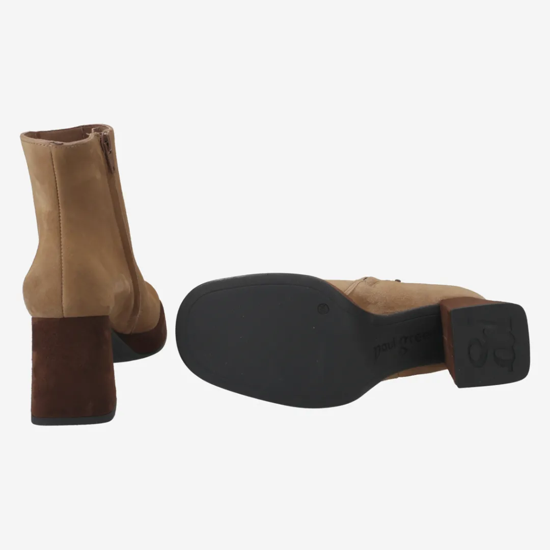 Paul Green Ankle boot Brown Outlet