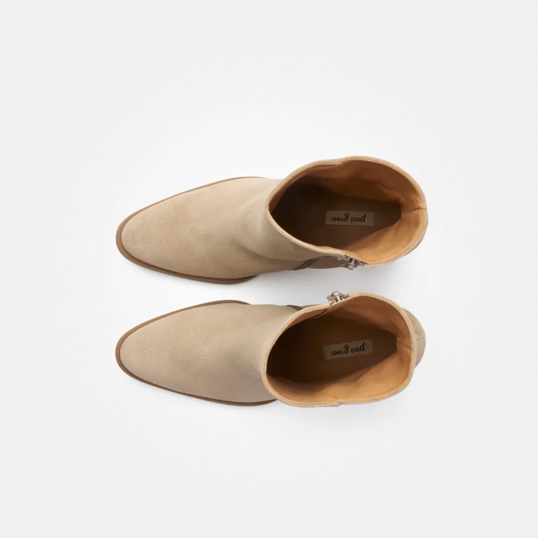 Paul Green Ankle boot Almond/ Beige Discount