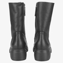 Paul Green Ankle boot with lambskin Black Discount