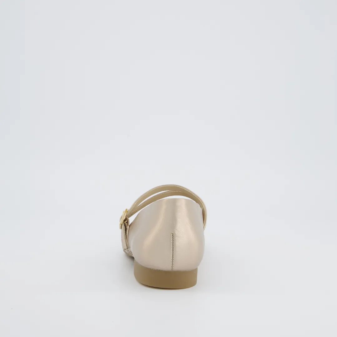 Paul Green Ballerina Beige, metallic New