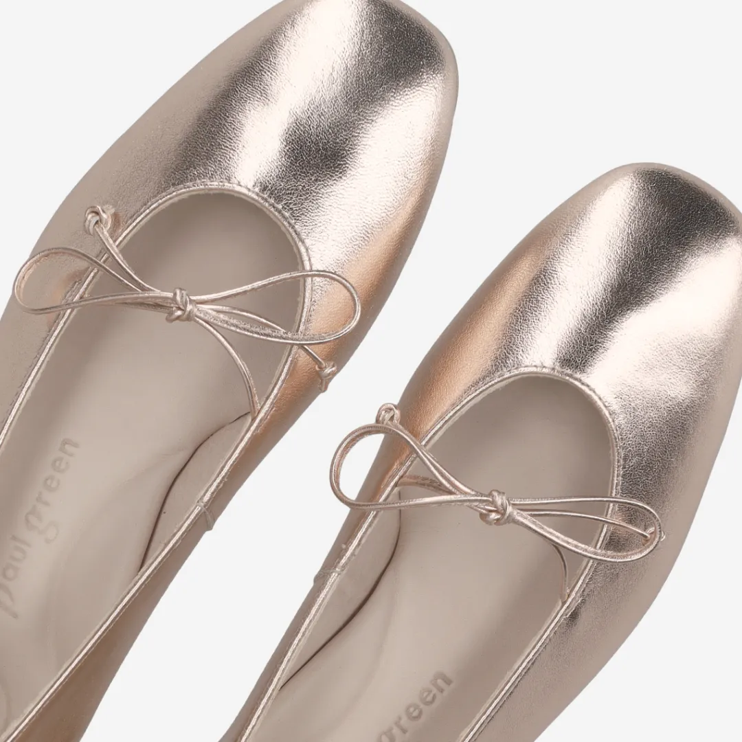 Paul Green Ballerina Rosé, metallic