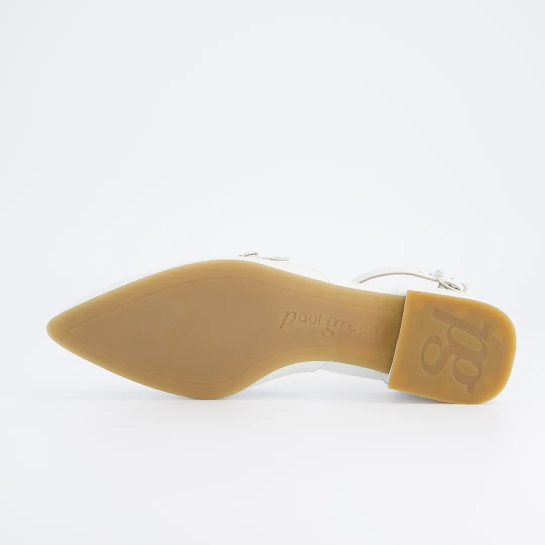 Paul Green Ballerina White/ Ivory/ Pearl Sale