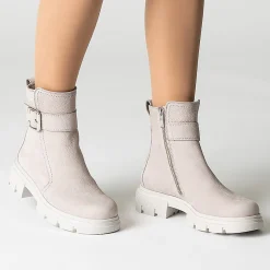 Paul Green Bootie with merino lining Gray New