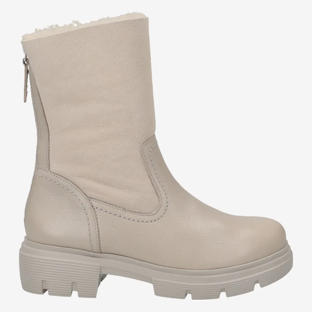 Paul Green Bootie with warm lining Beige New
