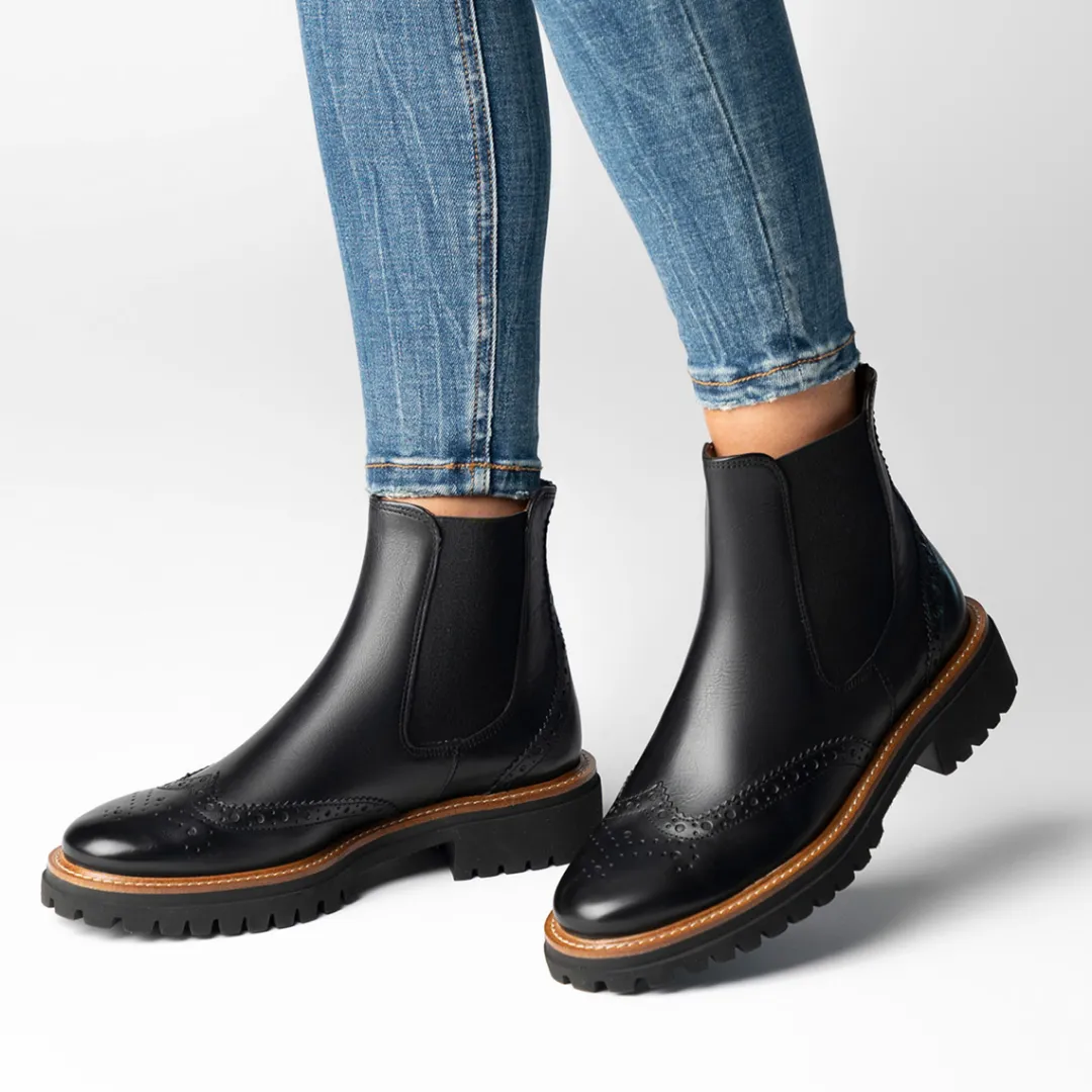 Paul Green Chelsea ankle boot Black Discount