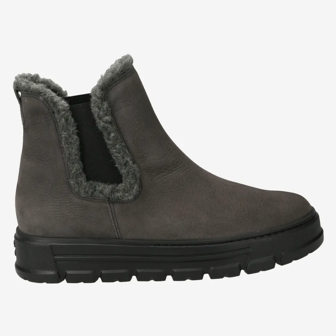 Paul Green Chelsea bootie with merino warm lining Gray