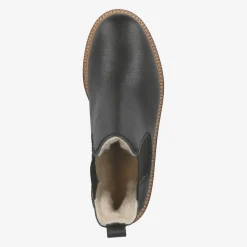 Paul Green Chelsea boots with merino warm lining Black Outlet