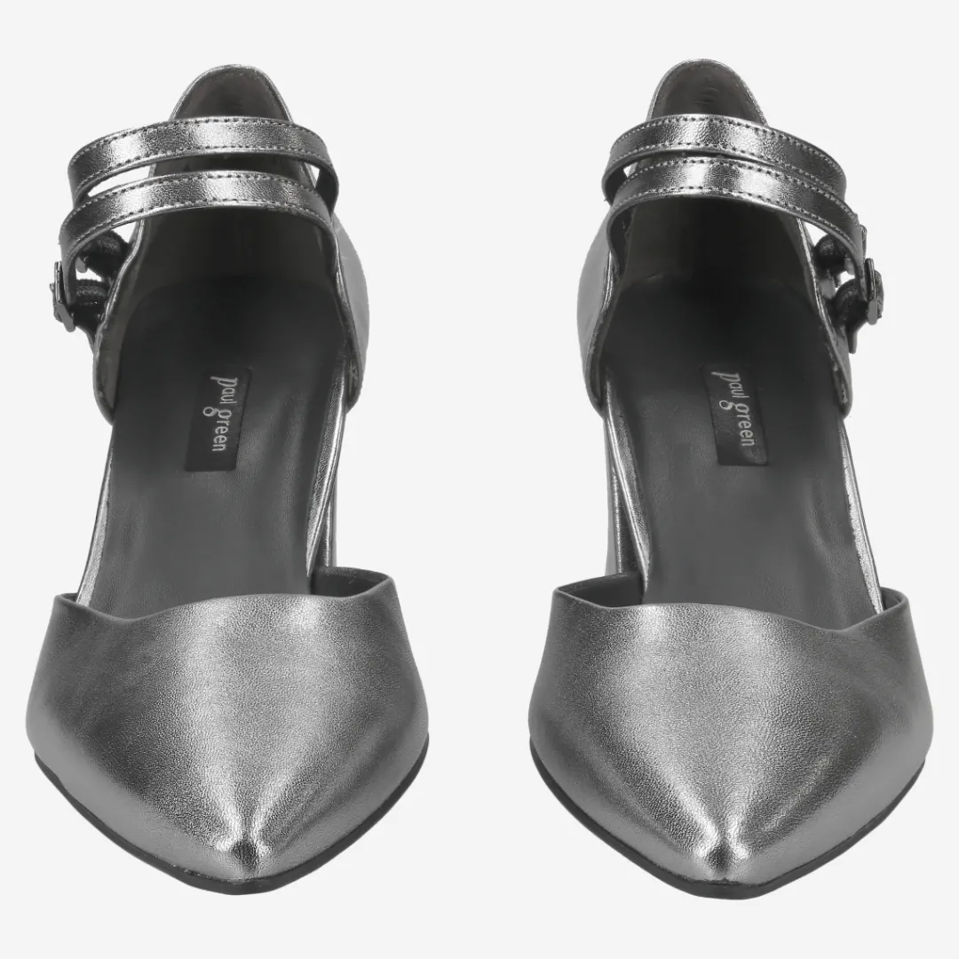 Paul Green Clasp pumps Silver Clearance