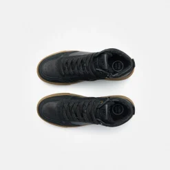 Paul Green Hightop Pauls with removable footbed Black New