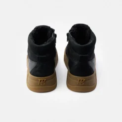 Paul Green Hightop Pauls with removable footbed Black New