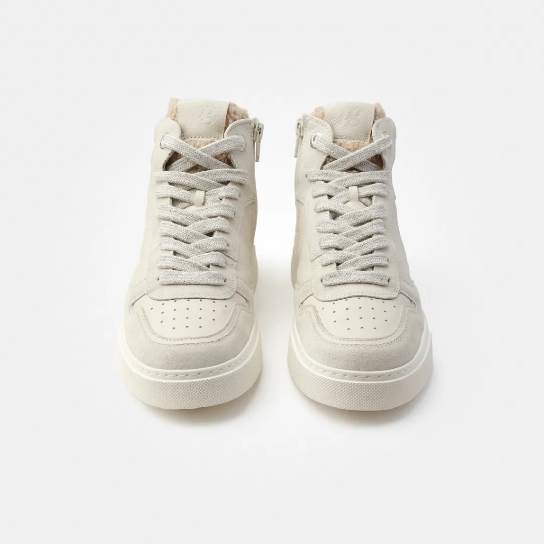 Paul Green Hightop Pauls with removable footbed White Clearance