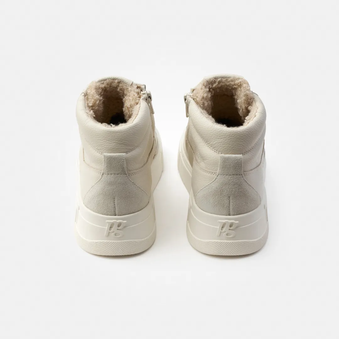 Paul Green Hightop Pauls with removable footbed White Clearance
