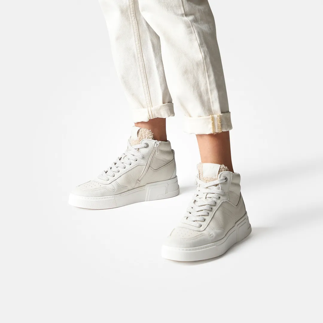 Paul Green Hightop Pauls with removable footbed White Clearance