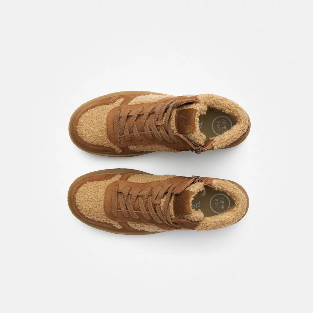 Paul Green Hightop Pauls with removable footbed Toffee/ Brown Sale