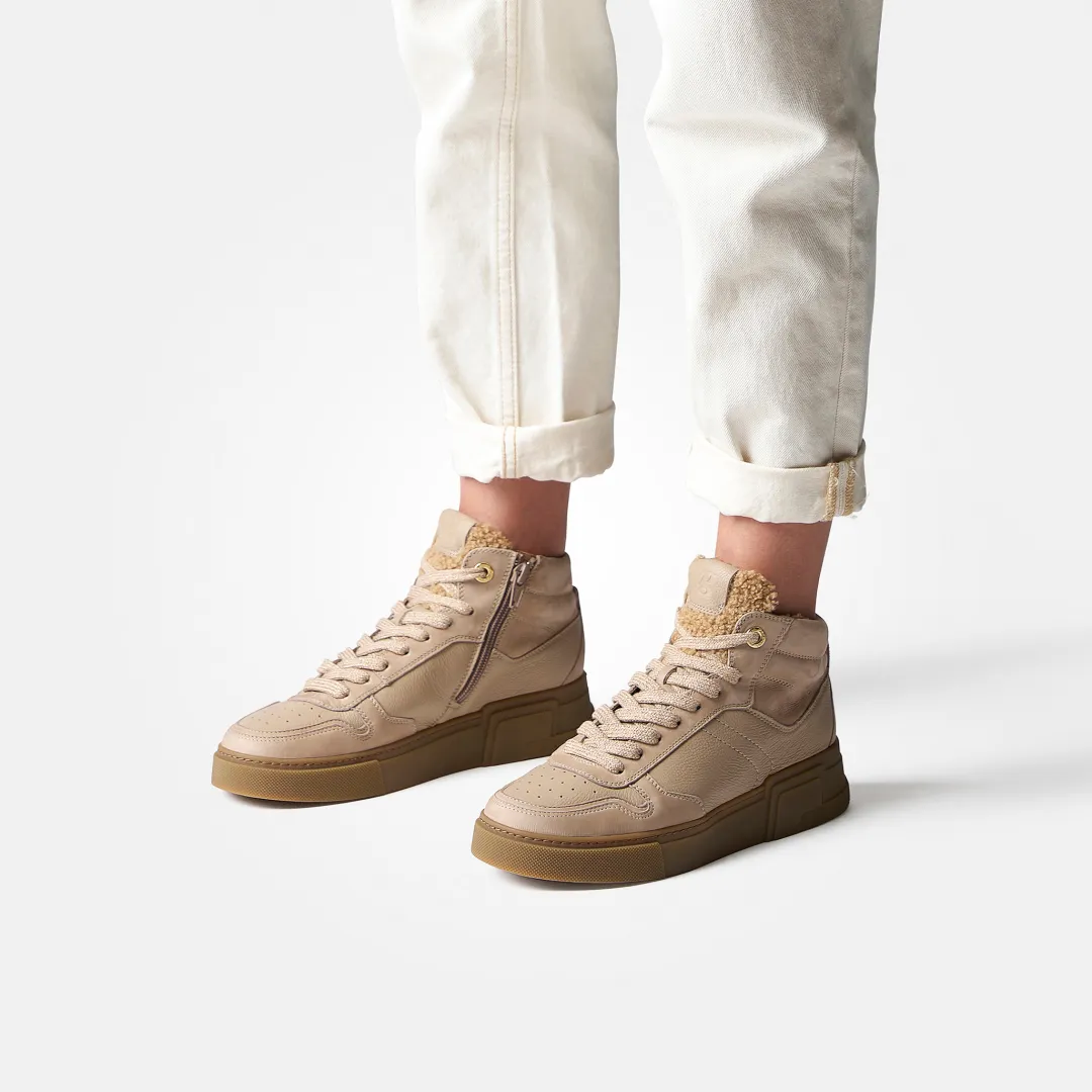 Paul Green Hightop Pauls with removable footbed Beige Outlet