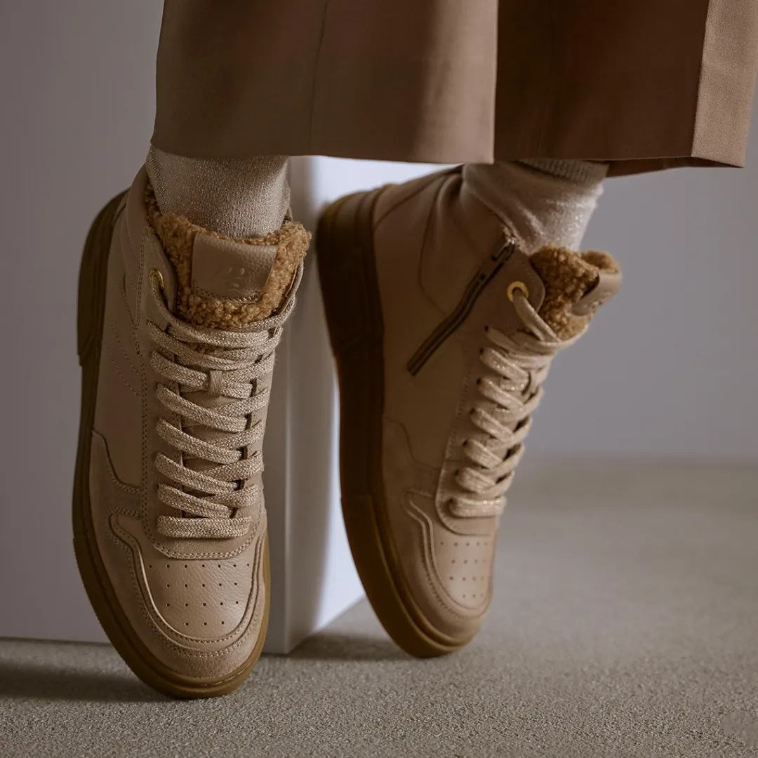 Paul Green Hightop Pauls with removable footbed Beige Outlet