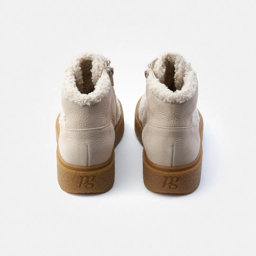 Paul Green Hightop Pauls with removable footbed Beige Clearance