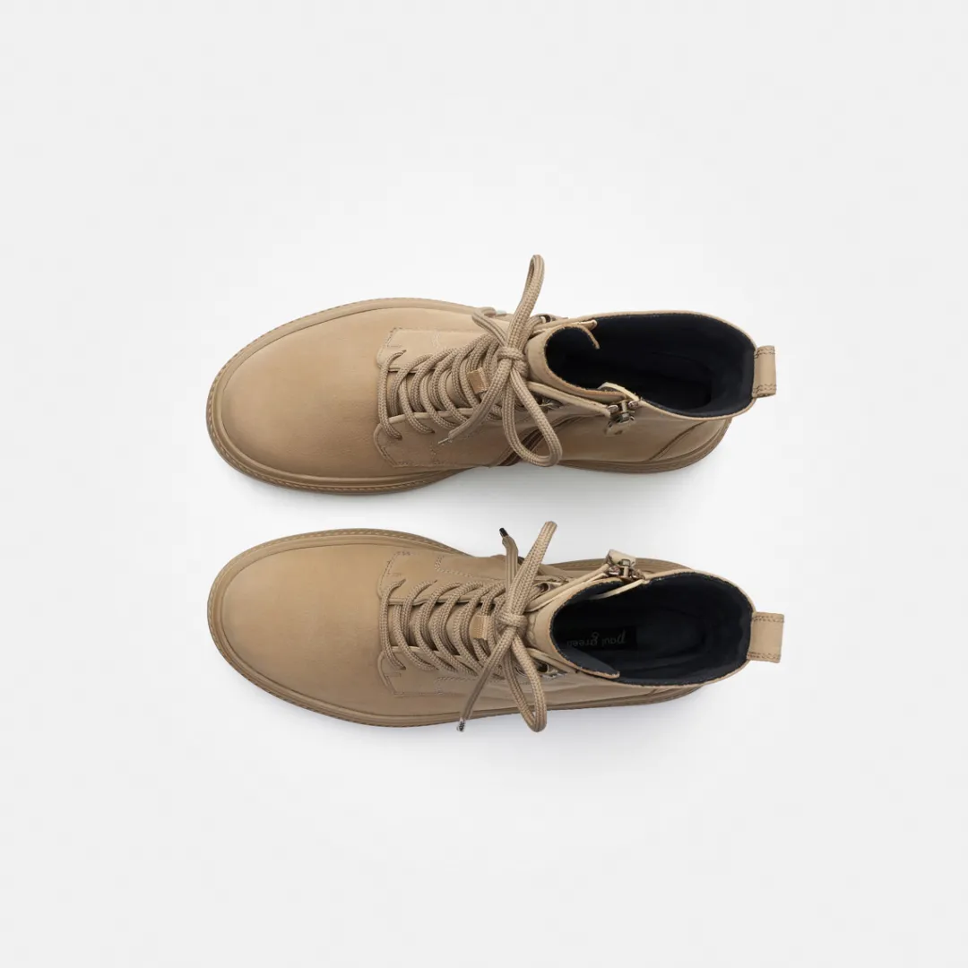 Paul Green Hightop-Pauls with Gore-Tex Beige Clearance