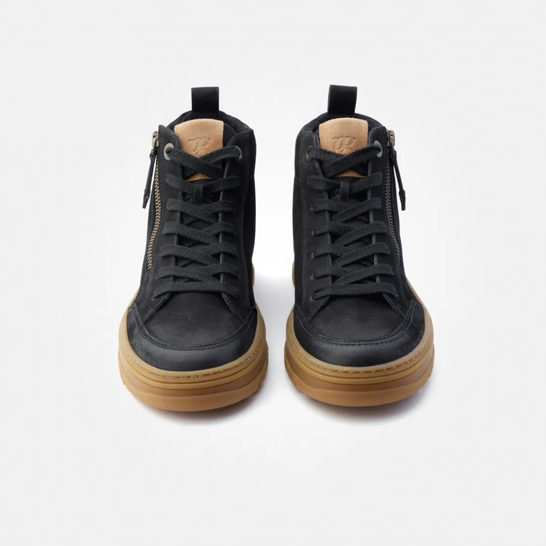 Paul Green Hightop-Pauls with RELAX-WIDTH and removable footbed Black Hot
