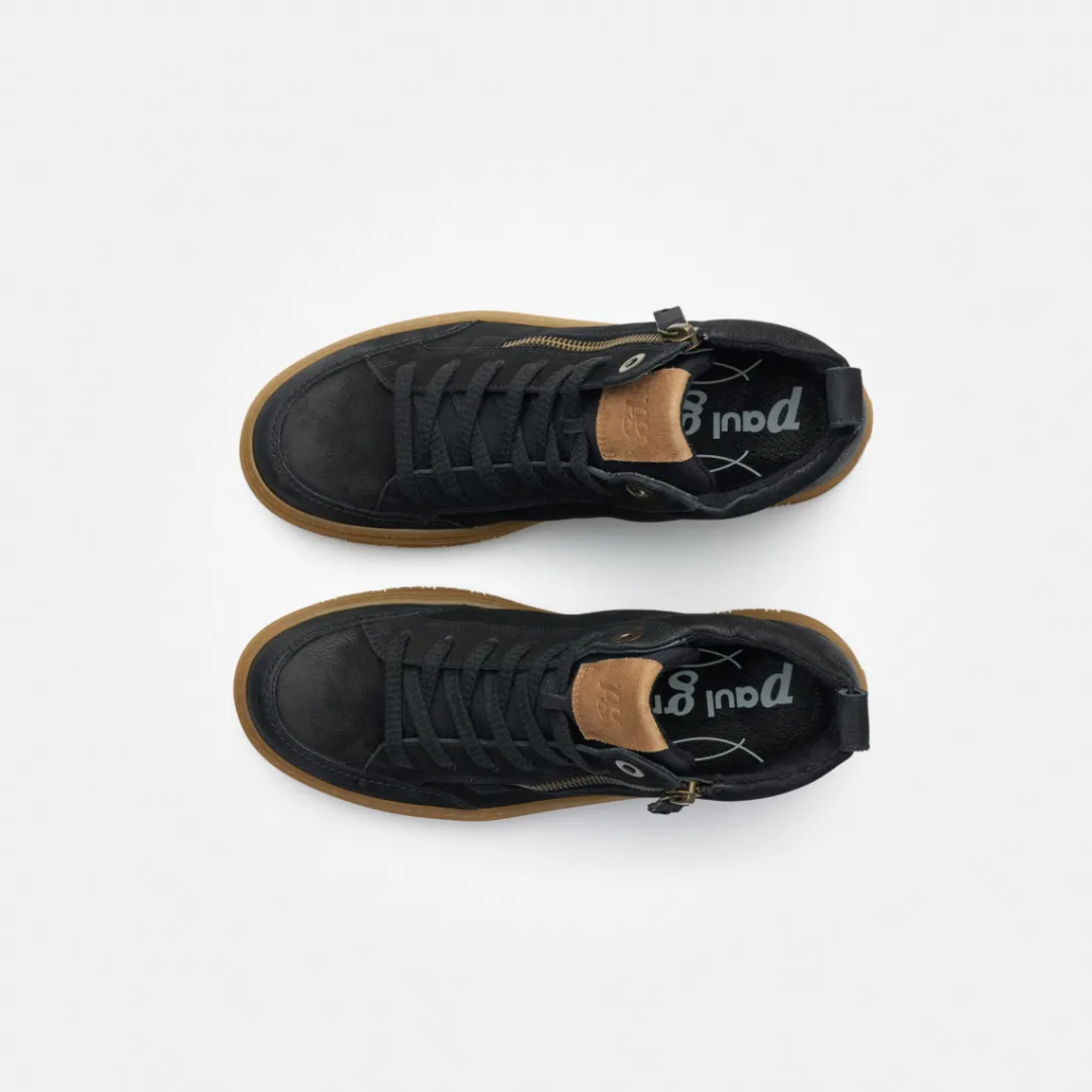 Paul Green Hightop-Pauls with RELAX-WIDTH and removable footbed Black Hot