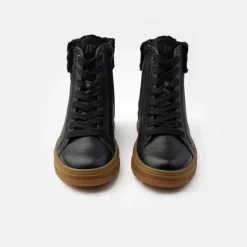 Paul Green Hightop-Pauls with RELAX-WIDTH and removable footbed Black New