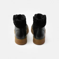 Paul Green Hightop-Pauls with RELAX-WIDTH and removable footbed Black New
