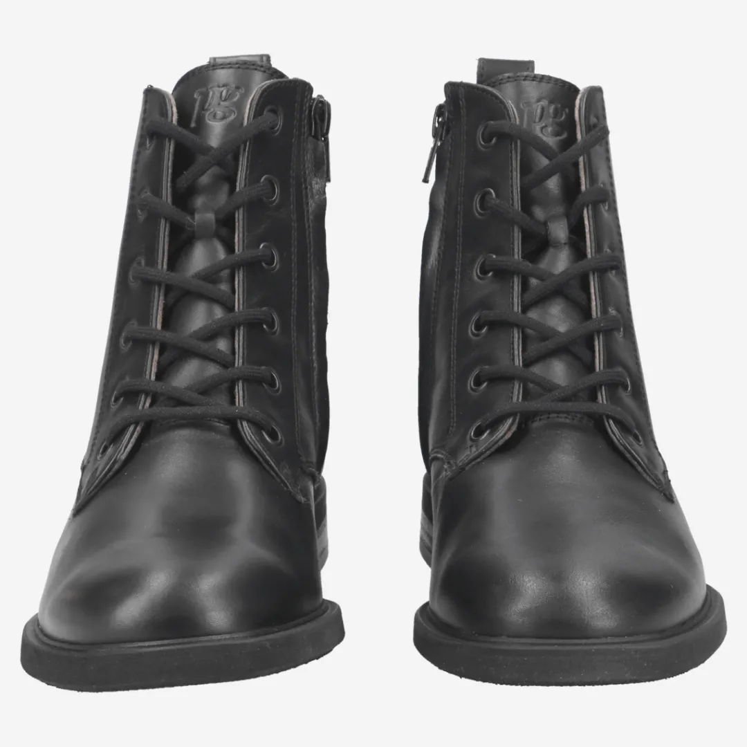 Paul Green Lace-up ankle boot Black Discount