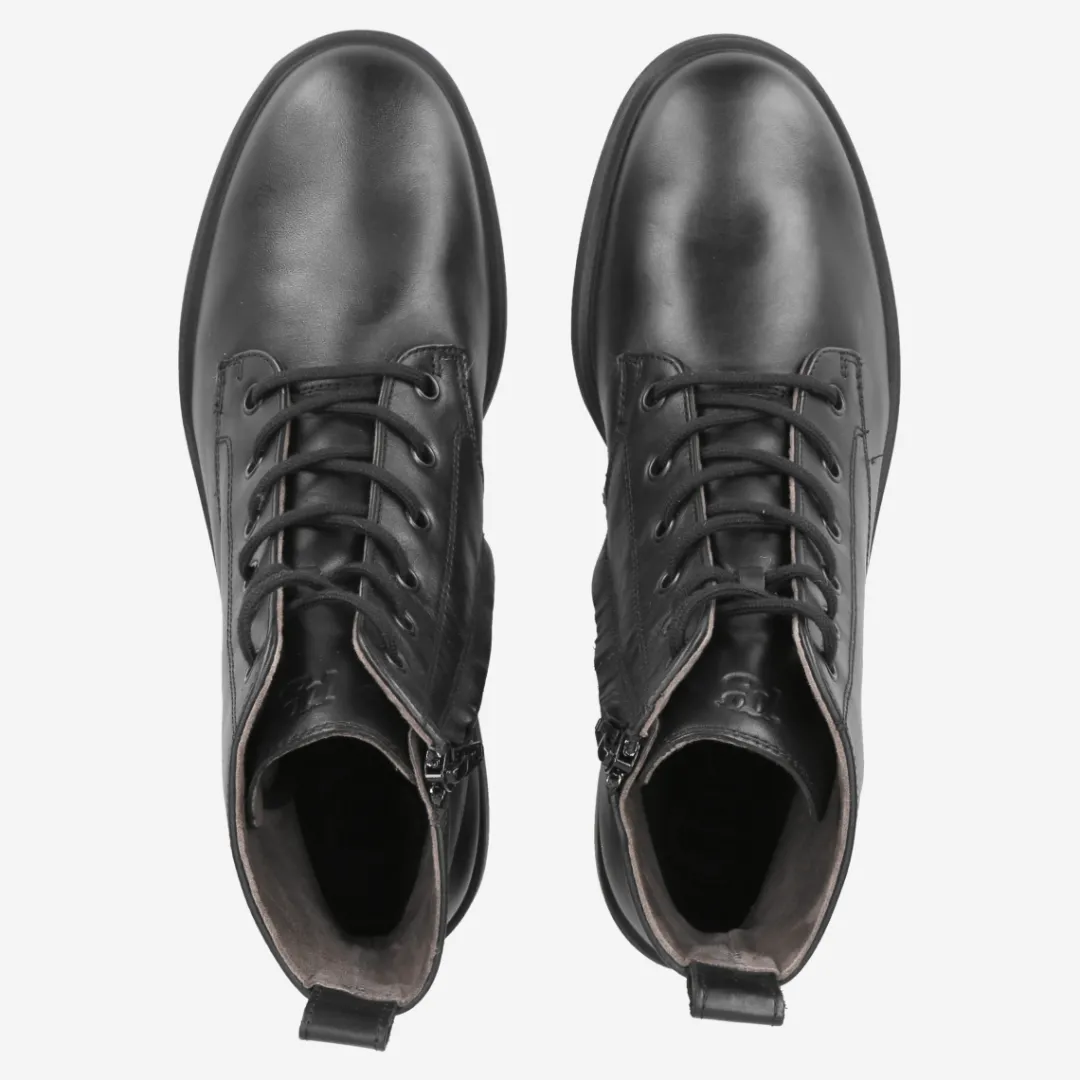 Paul Green Lace-up ankle boot Black Discount
