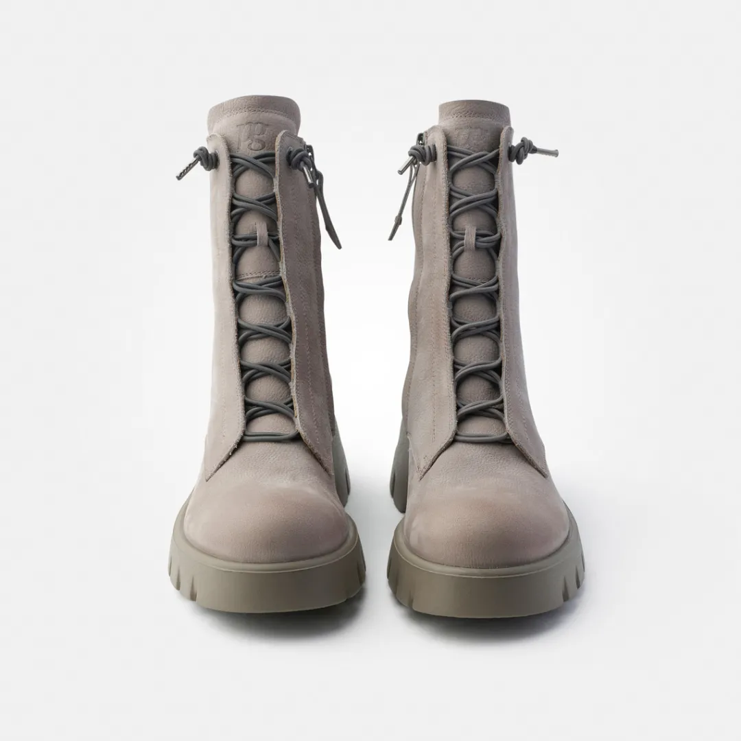 Paul Green Lace-up ankle boot Gray Clearance