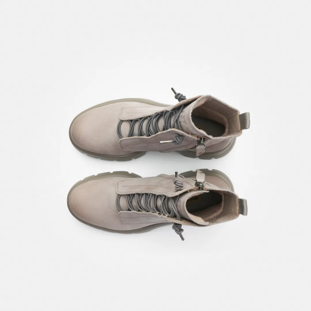Paul Green Lace-up ankle boot Gray Clearance