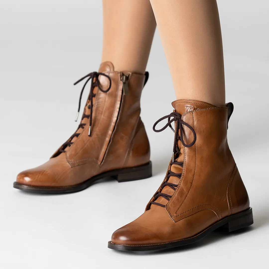 Paul Green Lace-up ankle boot Brown Sale