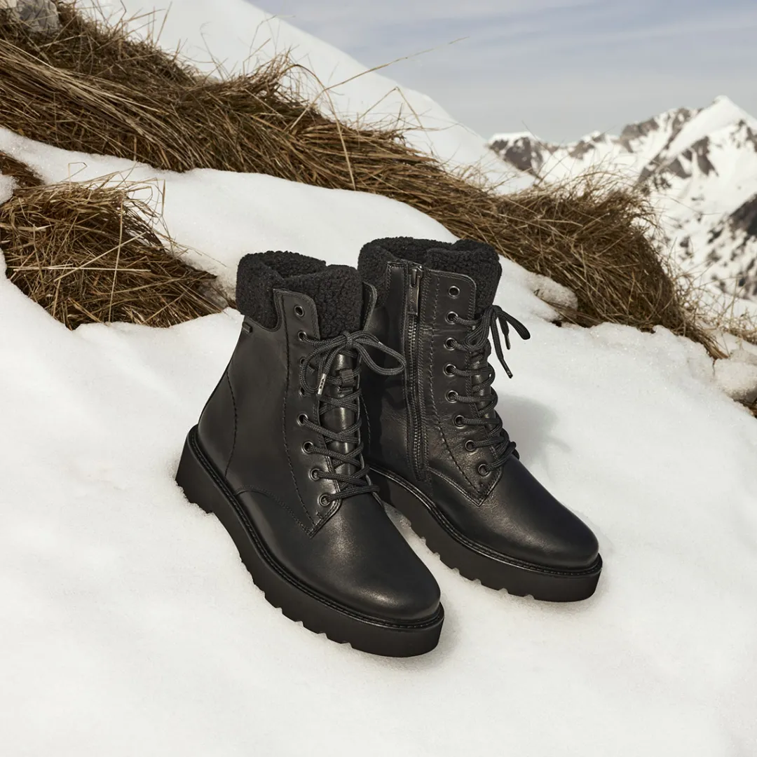 Paul Green Lace-up ankle boot with Gore-Tex Black Sale