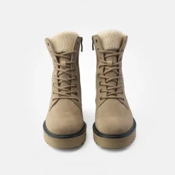 Paul Green Lace-up ankle boot with Gore-Tex Beige