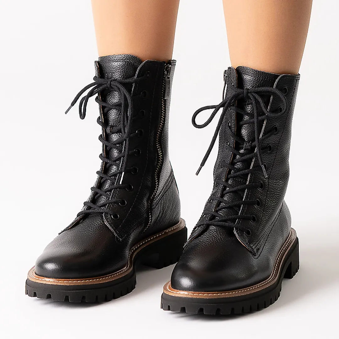 Paul Green Lace-up bootie Black