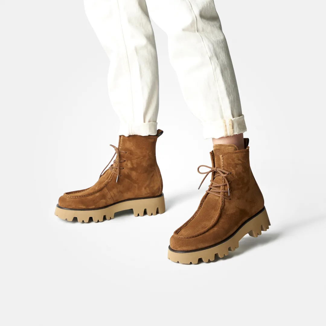 Paul Green Lace-up bootie Brown Outlet