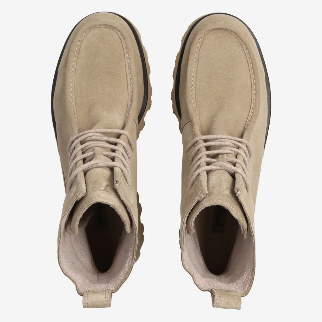 Paul Green Lace-up bootie Beige
