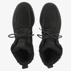 Paul Green Lace-up bootie with warm lining Black Hot
