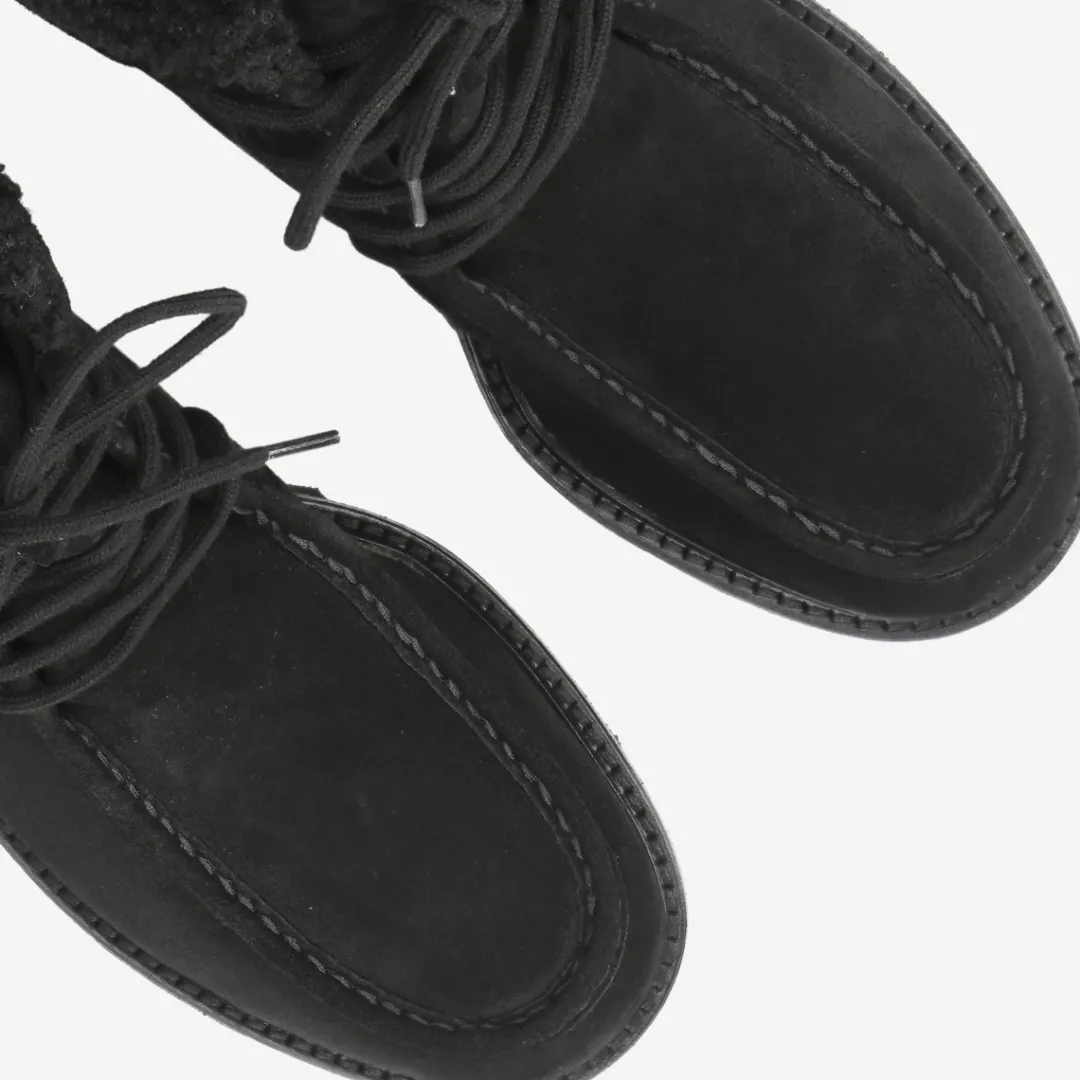 Paul Green Lace-up bootie with warm lining Black Hot