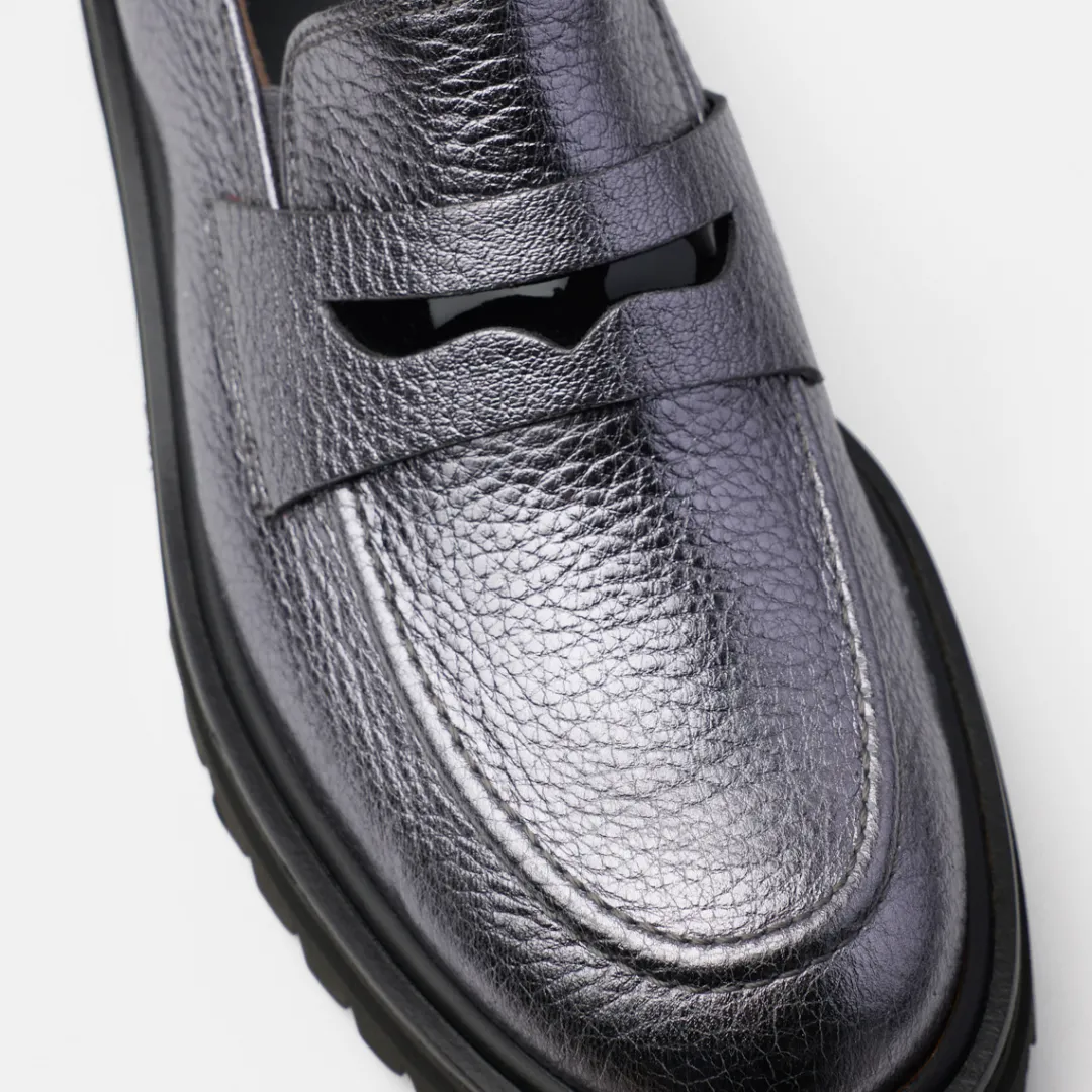 Paul Green Loafer Silver Outlet