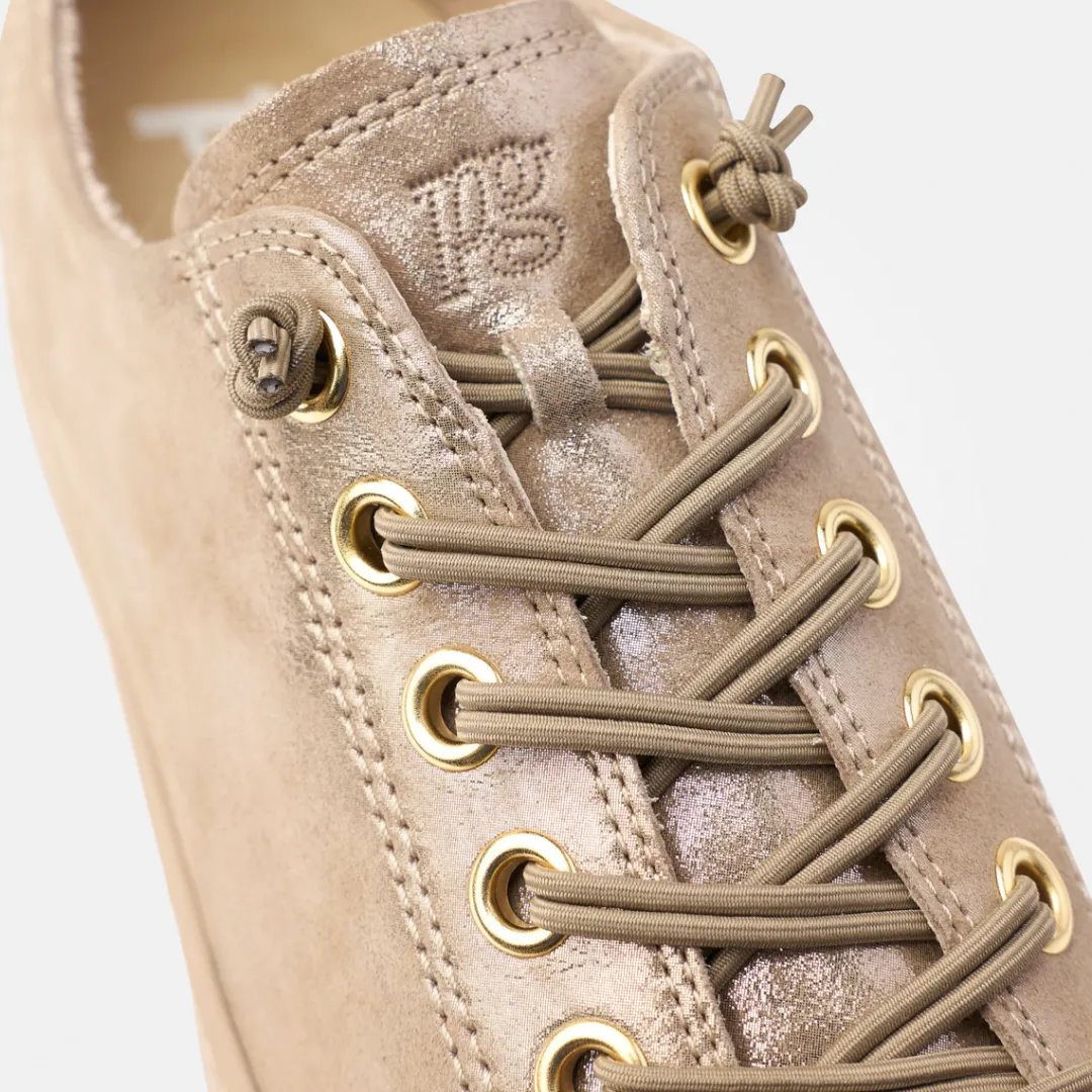 Paul Green Pauls mit RELAX-WEITE und Wechselfußbett Beige, metallic Clearance