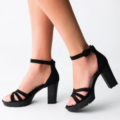 Paul Green Platform sandal Black New