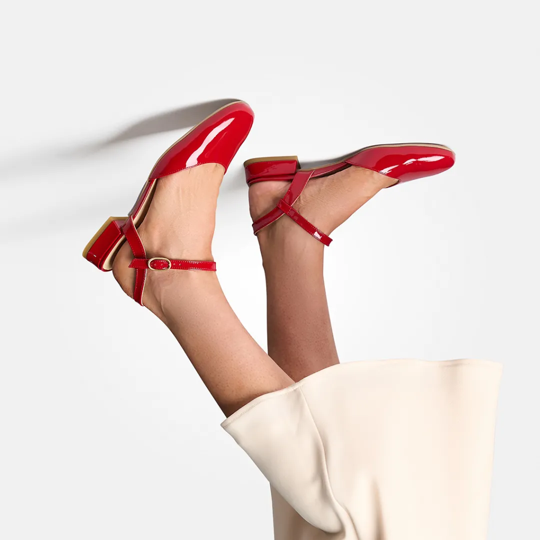 Paul Green Sandal Red Discount