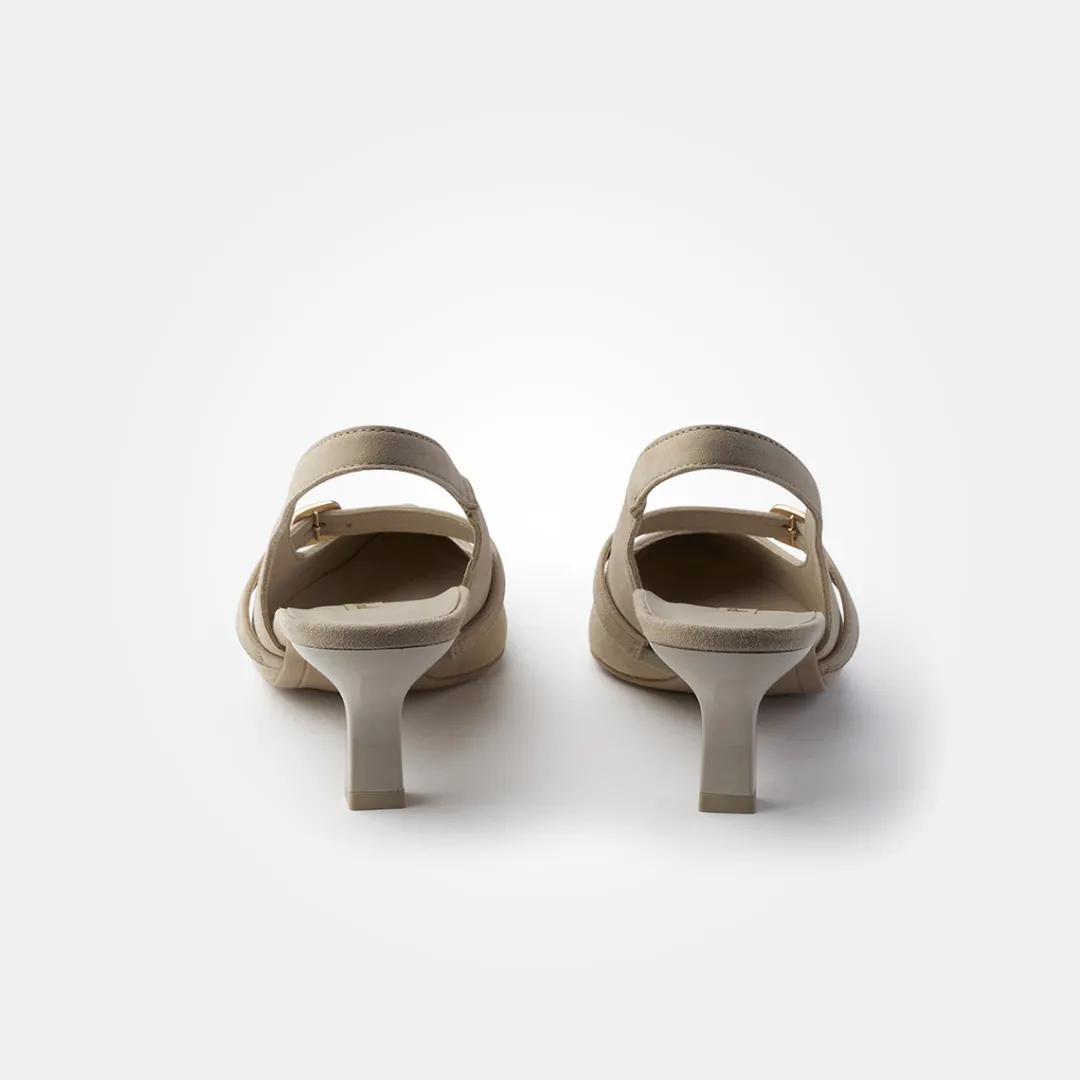 Paul Green Sling sandal Beige / BUISKIT Outlet