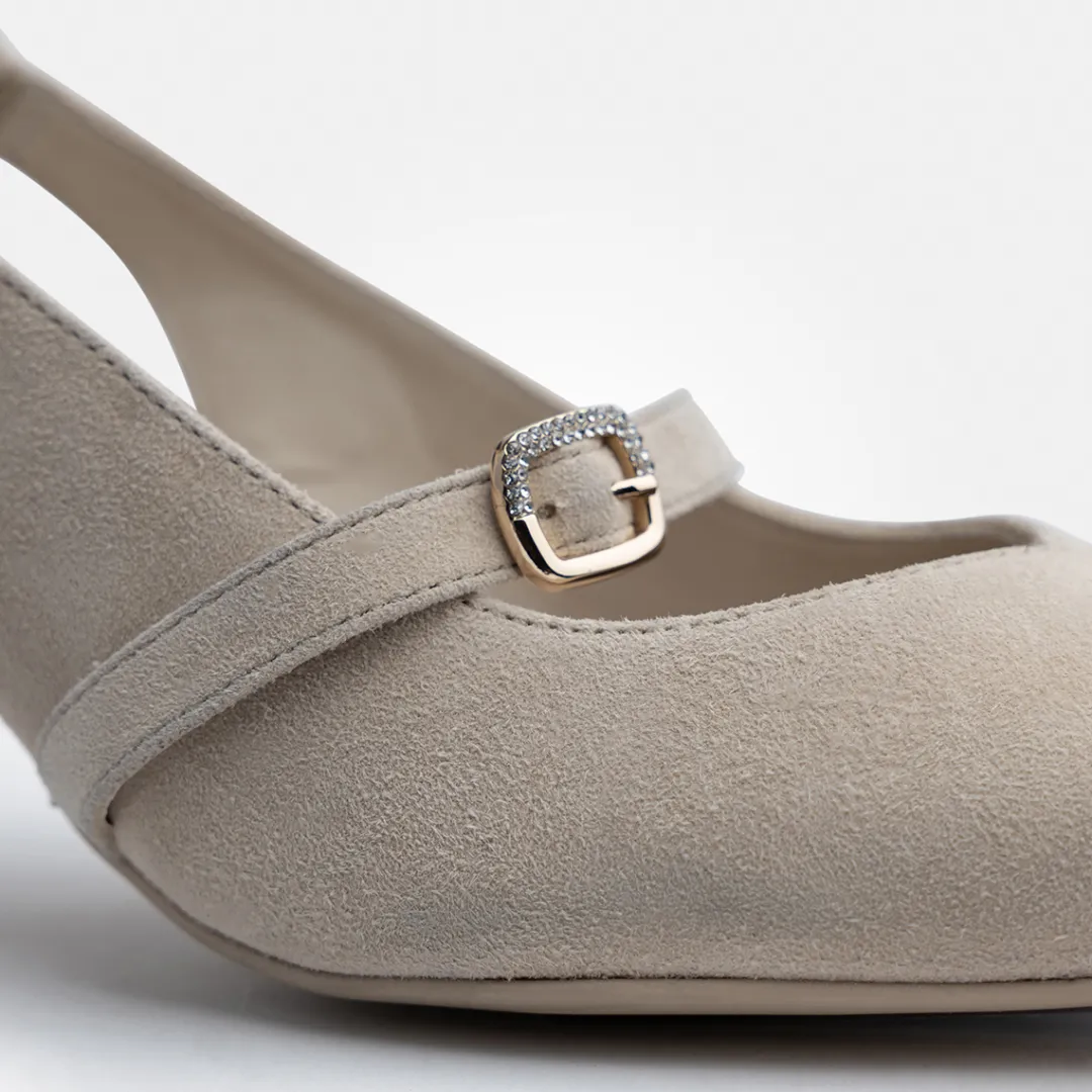 Paul Green Sling sandal Beige / BUISKIT Outlet
