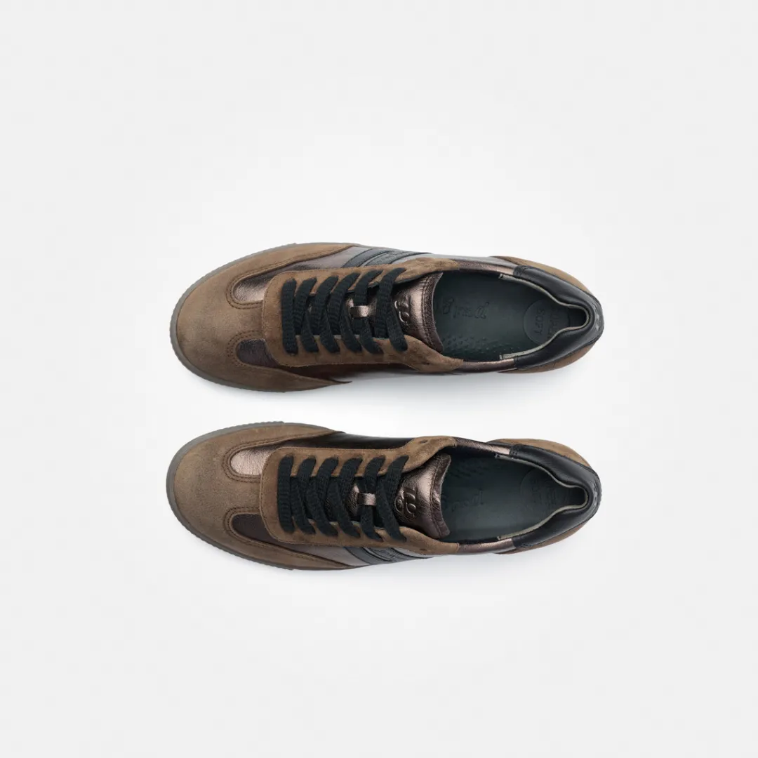Paul Green Sneaker Brown, metallic