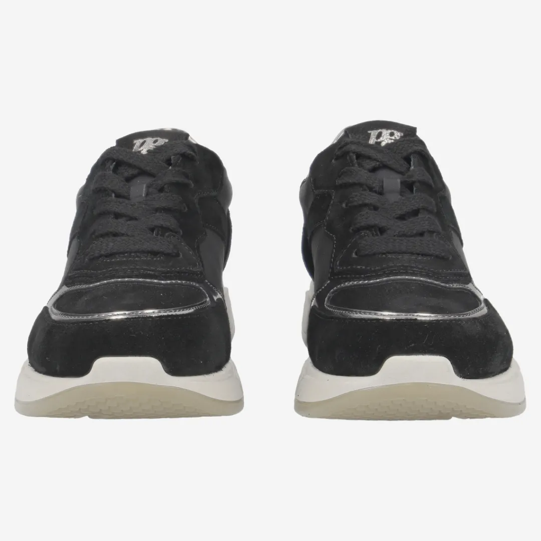 Paul Green Sneaker with removable footbed Black, combined Online