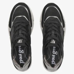 Paul Green Sneaker with removable footbed Black, combined Online
