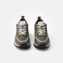 Paul Green Sneaker with removable footbed Gray, metallic