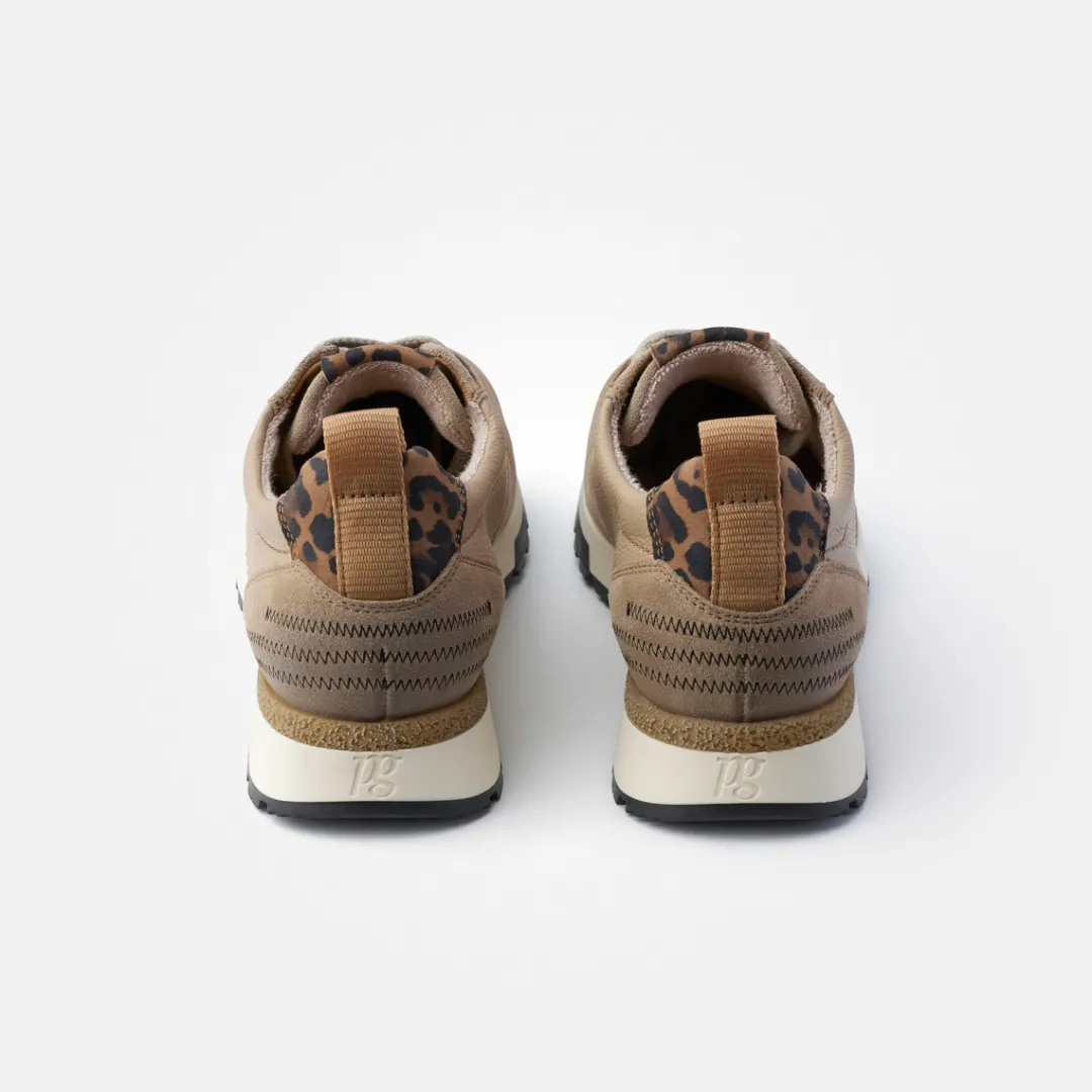 Paul Green Sneaker with removable footbed Beige