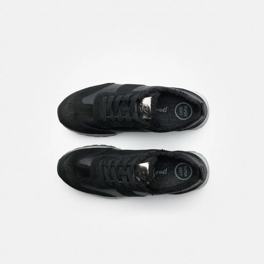 Paul Green Sneaker with removable footbed Black Online